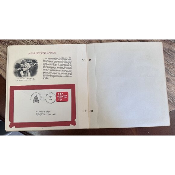 Vintage Pope John Paul II Visits The US 1979 Pictorial Postmark Collection - Picture 7 of 7